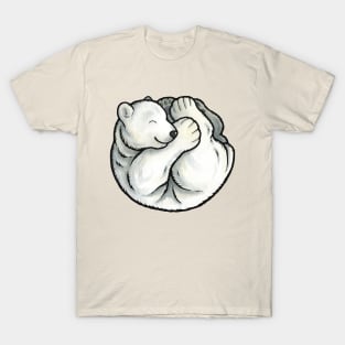 Sleeping polar bear cub T-Shirt